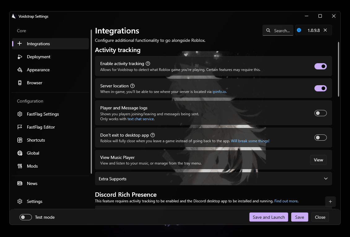 Background UI